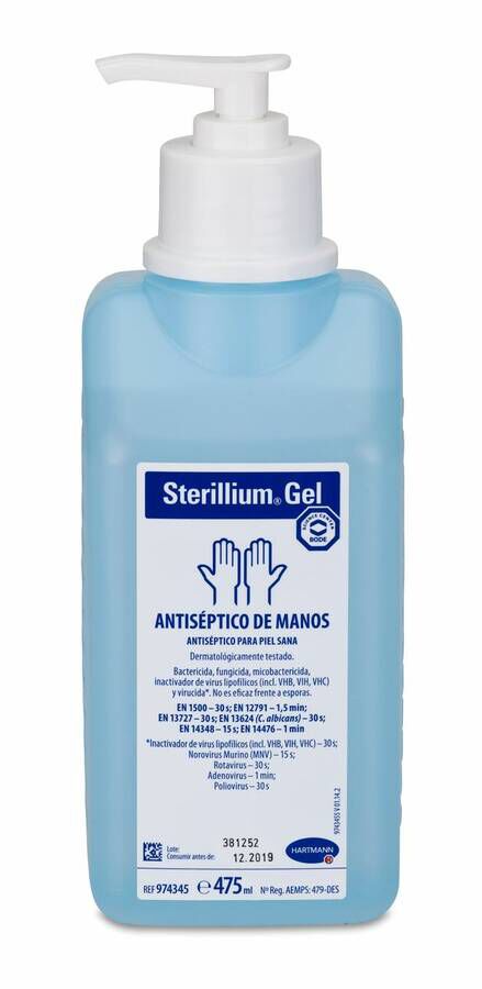 Sterillium Gel 1 Frasco 475 ml (con Valvula)