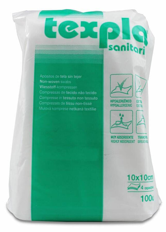 Texpla Aposito Tela Sin Tejer 10 X 10 Cm 100 U