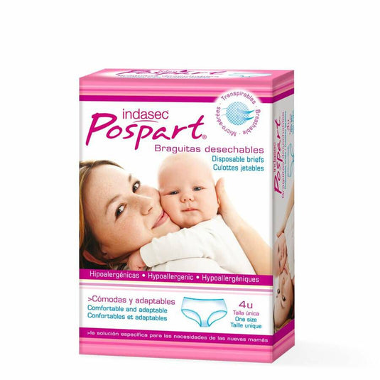 Braga Postparto Indasec Pospart 4 Unidades Talla Unica