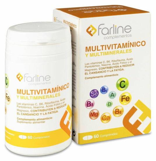 Farline multivitaminico y multiminerales 60 comprimidos
