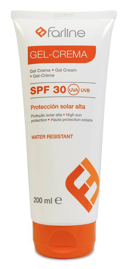 Farline gel crema solar spf 30+ 1 envase 200 ml