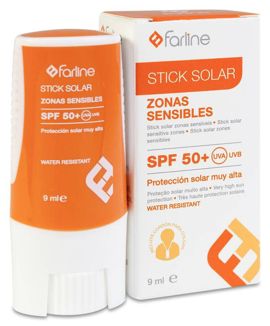 FARLINE STICK SOLAR SPF 50+ ZONAS SENSIBLES 1 ENVASE 9 ml