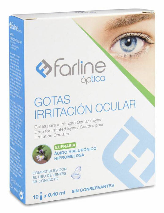 Farline optica gotas irritacion ocular gotas oftalmicas 10 monodosis