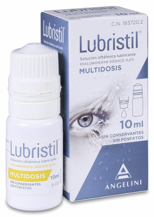 Lubristil Solucion Oftalmica Lubricante 1 Envase Multidosis 10 ml