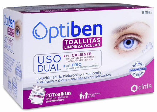 Optiben Toallitas Uso Dual 28 Unidades