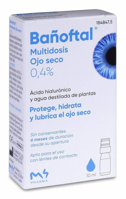 Bañoftal Multidosis Ojo Seco 0.4% 1 Envase 10 ml