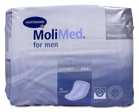 Absorbente Incontinencia Orina Ligera Lindor Men Pad Extra 4 Gotas 14 Unidades