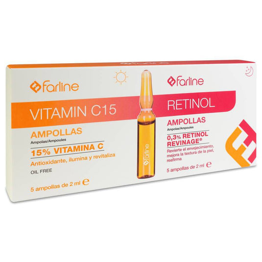 Farline vitamina C y retinol 10 amps
