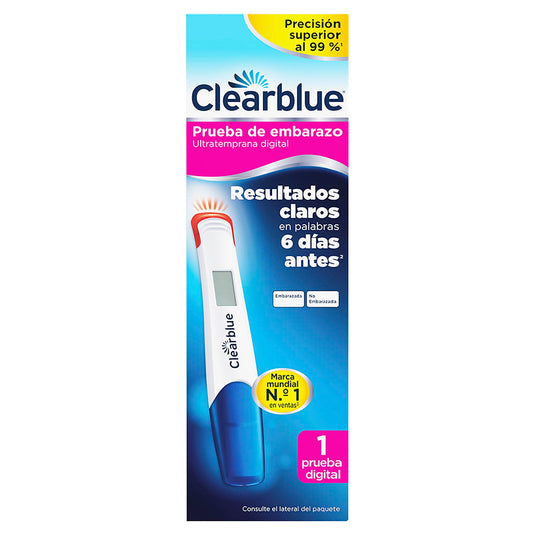 Test De Embarazo Ultratemprana Digital Clearblue 1 Unidad