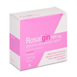 ROSALGIN 500 mg 20 SOBRES GRANULADO PARA SOLUCION VAGINAL