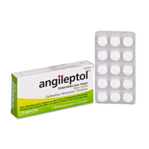 ANGILEPTOL 30 COMPRIMIDOS PARA CHUPAR (SABOR MENTA)