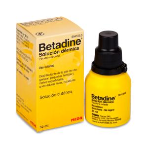 Betadine 100 mg/ml solucion cutanea 1 frasco 50 ml