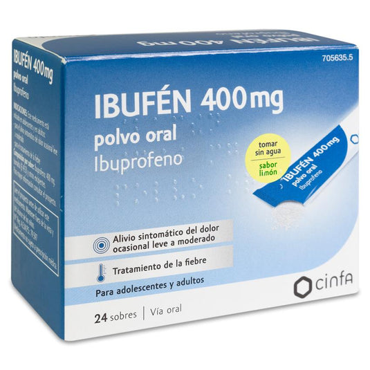 IBUFEN 400 mg 24 SOBRES POLVO ORAL