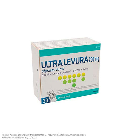 ULTRA-LEVURA 250 mg 10 CAPSULAS (BLISTER)