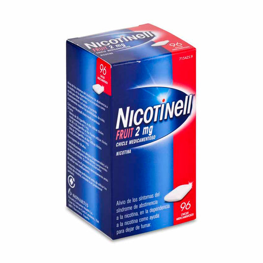 NICOTINELL FRUIT 2 mg 96 CHICLES MEDICAMENTOSOS