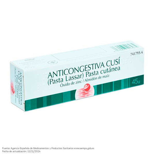 ANTICONGESTIVA CUSI PASTA TOPICA 1 TUBO 45 g