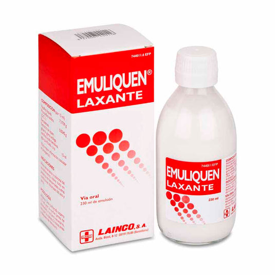 Emuliquen laxante 478,26 mg/ml + 0,3 mg/ml emulsion oral 1 frasco 230 ml