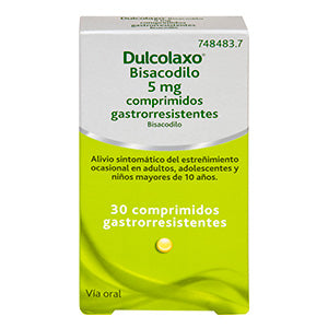 DULCOLAXO BISACODILO 5 mg 30 COMPRIMIDOS GASTRORRESISTENTES