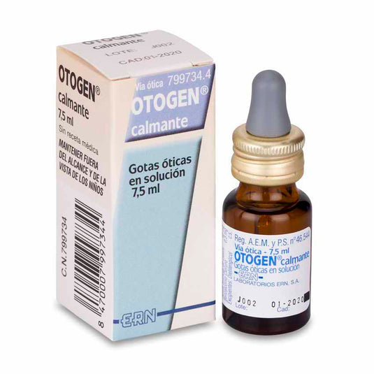 Otogen calmante gotas oticas en solucion 1 frasco 7,5 ml