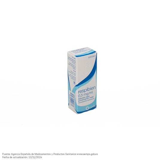 Respibien 0,5 mg/ml solucion para pulverizacion nasal 1 frasco 15 ml