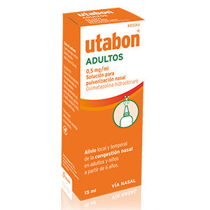 Utabon adultos 0,5 mg/ml solucion para pulverizacion nasal 1 frasco 15 ml