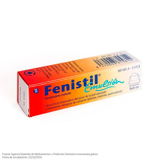 Fenistil 1 mg/ml emulsion cutanea 1 frasco roll-on 8 ml
