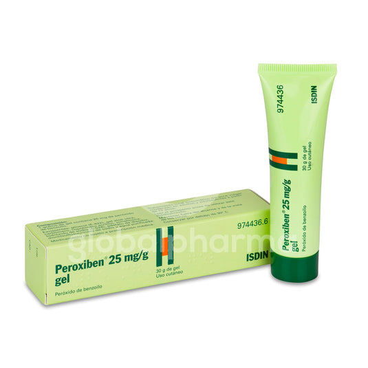 Peroxiben 25 mg/g gel cutaneo 1 tubo 30 g