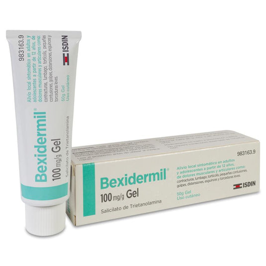 Bexidermil 100 mg/g gel cutaneo 1 tubo 50 g