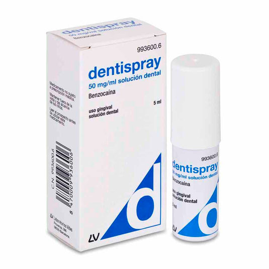 Dentispray 50 mg/ml solucion dental 1 frasco 5 ml