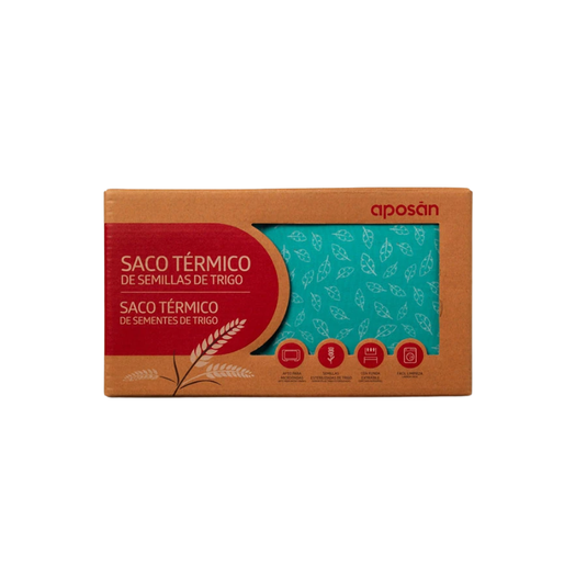 Aposan Saco Térmico Semillas Turquesa