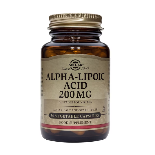 Solgar Ácido Alfa Lipoico 200mg 50 cápsulas