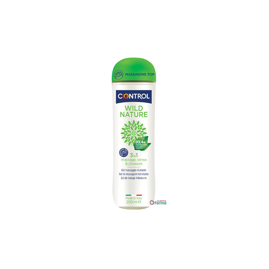 Control Wild Nature 3 In 1 Gel De Masaje Hidratante 1 Envase 200 ml