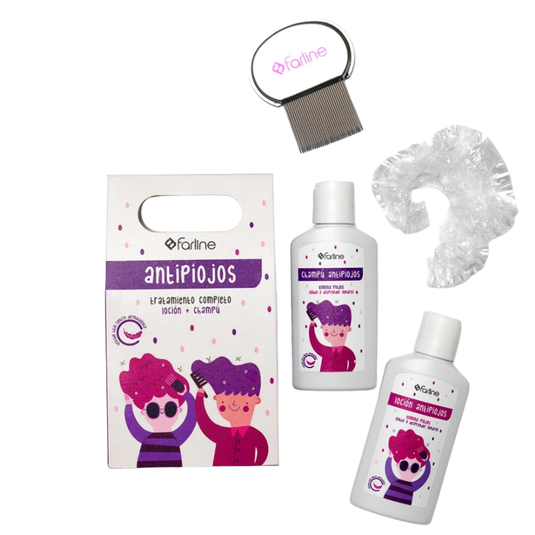 Farline pack antipiojos champu + locion pediculicida 1 envase 100 ml + 1 envase 100 ml