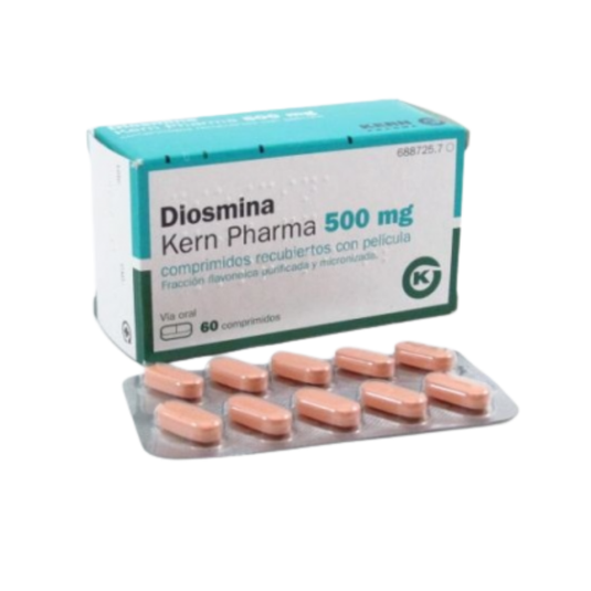 DIOSMINA KERN PHARMA 500 mg 60 COMPRIMIDOS RECUBIERTOS