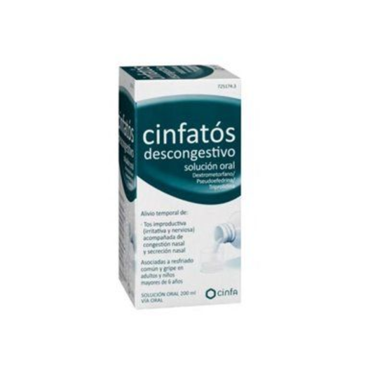 CINFATOS DESCONGESTIVO SOLUCION ORAL 1 FRASCO 200 ml