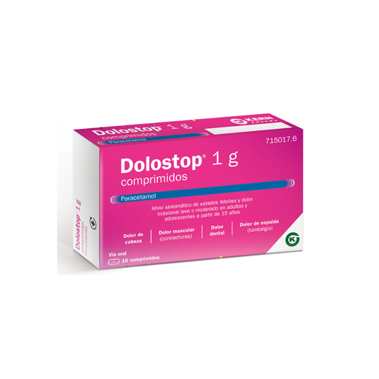 DOLOSTOP 1 g 10 COMPRIMIDOS