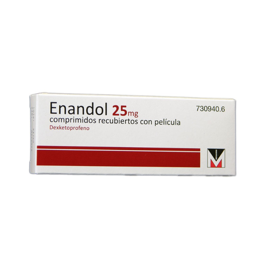 ENANDOL 25 mg 10 COMPRIMIDOS RECUBIERTOS