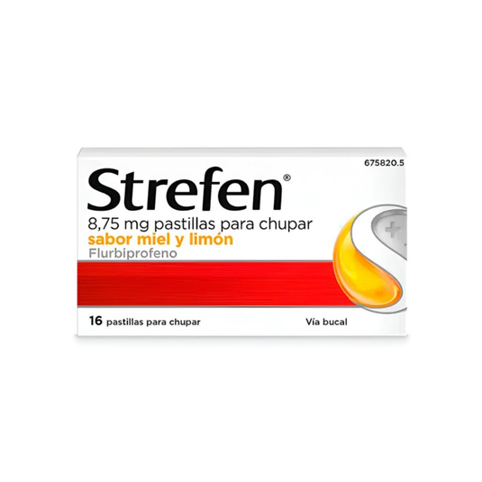 Strefen 8,75 mg 16 pastillas para chupar (sabor miel y limón)
