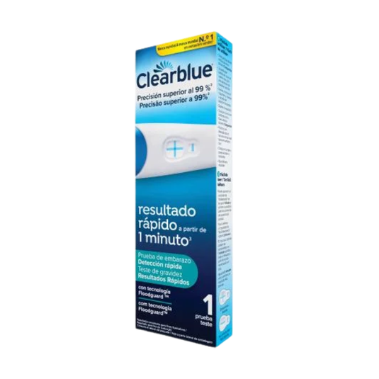 Test De Embarazo Detección Rápida Clearblue 1 Unidad