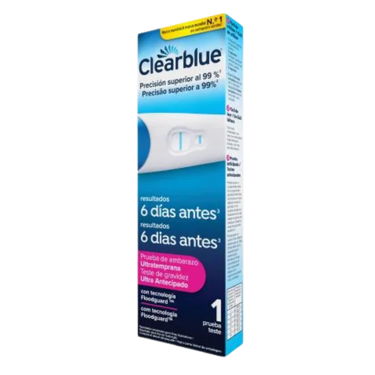 Test De Embarazo Ultratemprana Clearblue 1 Unidad