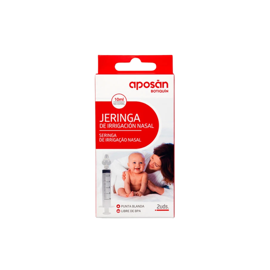 Aposan Botiquin Jeringa Irrigador Nasal 2 Unidades Monodosis 10 ml