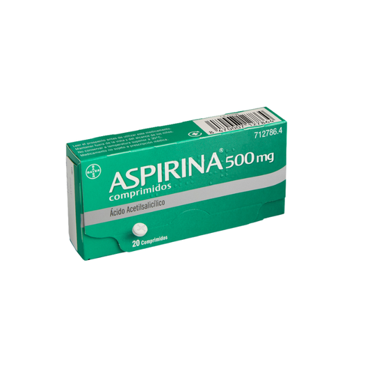 ASPIRINA 500 mg 20 COMPRIMIDOS