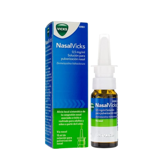 Nasalvicks 0,5 mg/ml solucion para pulverizacion nasal 15 ml