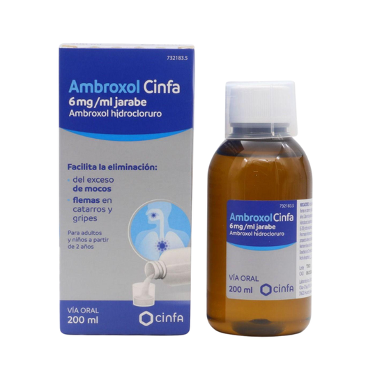 Ambroxol cinfa 6 mg/ml jarabe 1 frasco 200 ml