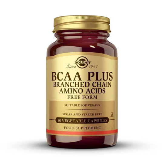 Solgar BCAA PLUS 50 cápsulas vegetales