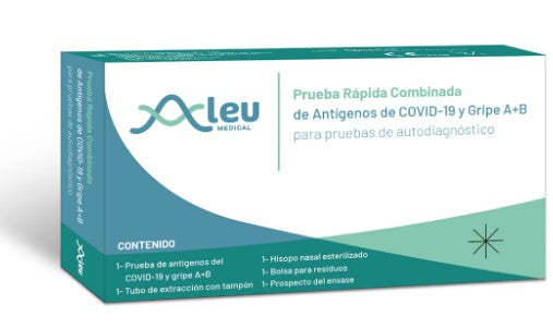 Test Nasal Combinado Autodiagnostico Antigenos Sars-cov-2 Y Gripe A/b Safecare Biotech (aleu Medical) 1 Unidad