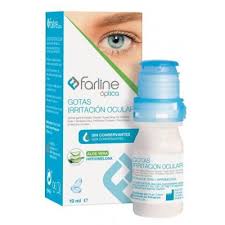FARLINE OPTICA GOTAS IRRITACION OCULAR ALOE VERA + HIPROMELOSA 1 ENVASE 10 ml MULTIDOSIS