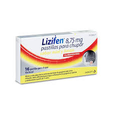 Lizifen 8,75 mg 16 pastillas para chupar (sabor miel y limon)
