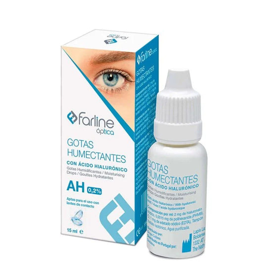 Farline optica gotas humectantes ah 0.2% gotas oftalmicas esteriles 1 envase 15 ml