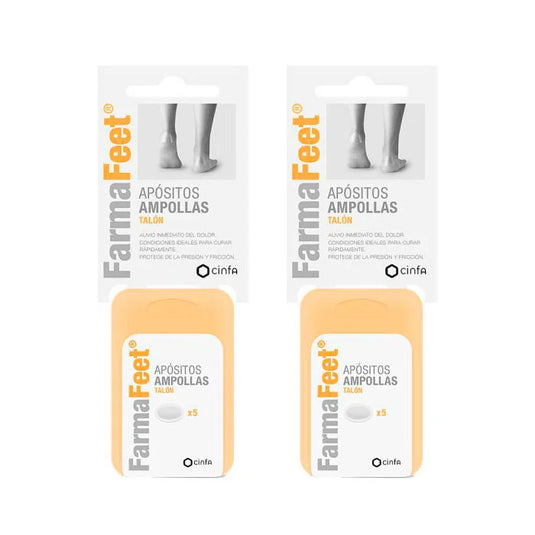 Farmafeet Ampollas Talon Aposito Adhesivo Pack Doble